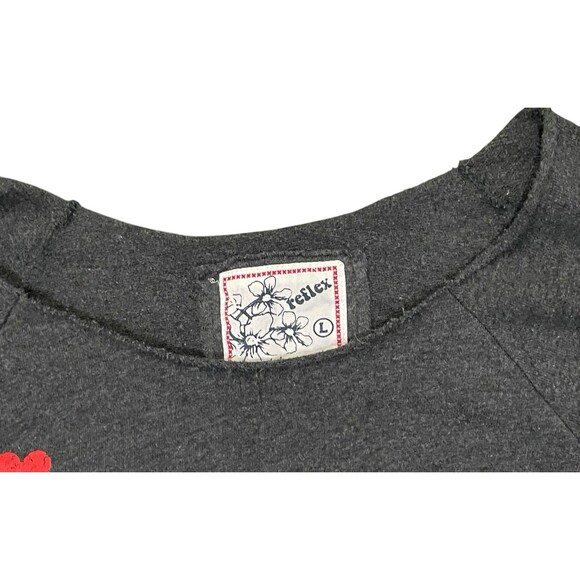 Reflex Cali Love Heritage Sweatshirt Size L Gray California Republic Bear - Picture 3 of 6